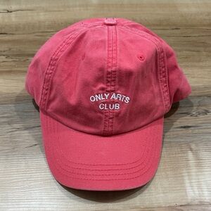Only Arts Club Red Baseball Cap